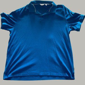 Calvin Klein Blue Polo Shirt Mens